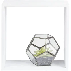 Gifi Rangement|Étagère murale carrée blanche x3