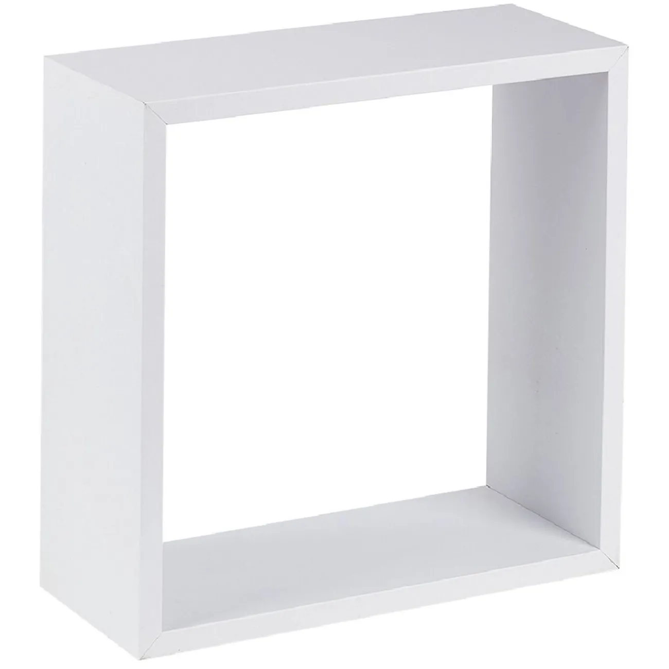 Gifi Rangement|Étagère murale carrée blanche x3