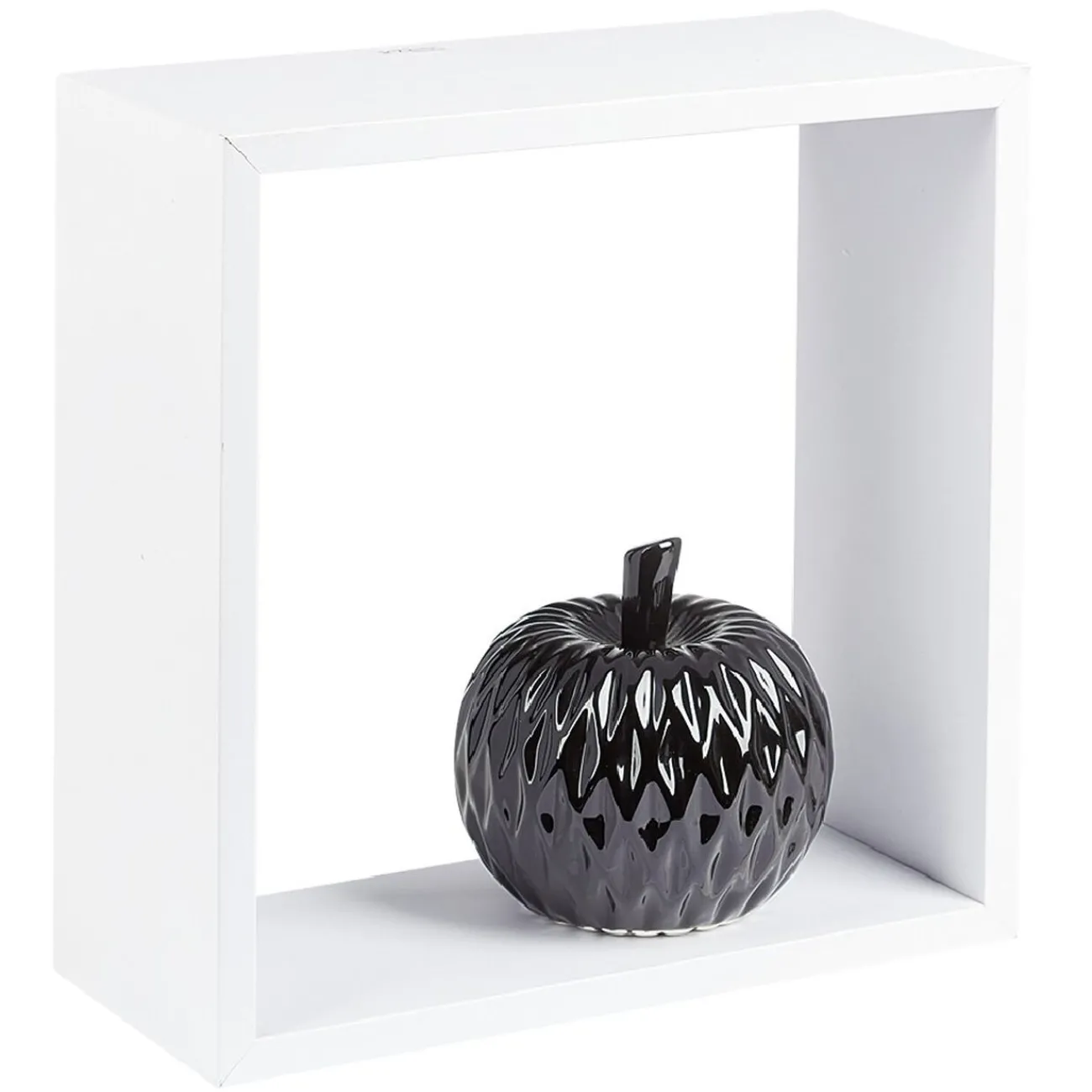 Gifi Rangement|Étagère murale carrée blanche x3