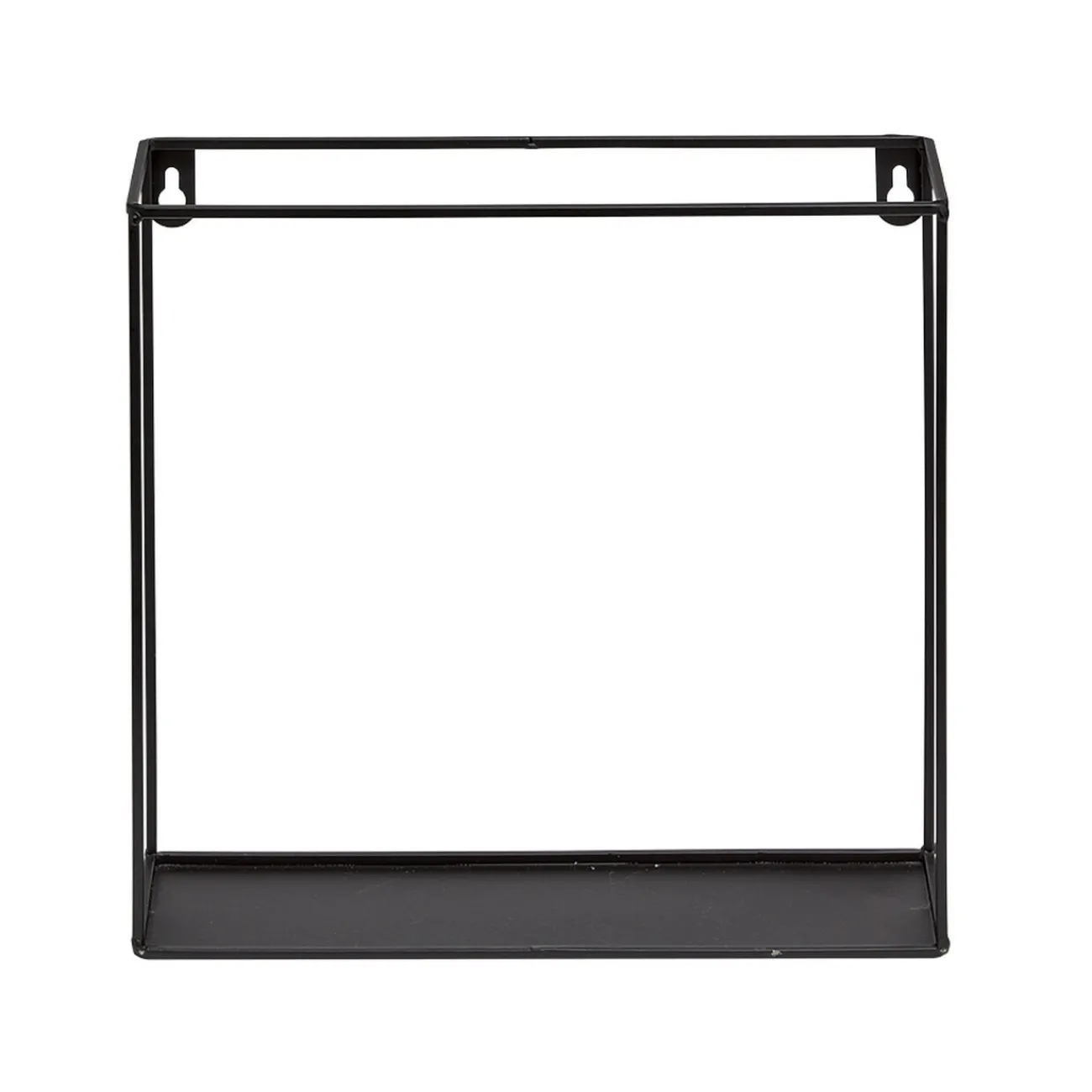 Gifi Rangement|Étagère murale carrée en métal noir x 4
