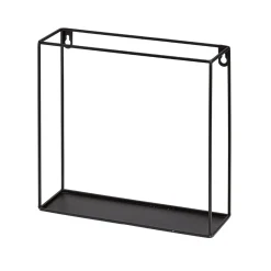 Gifi Rangement|Étagère murale carrée en métal noir x 4