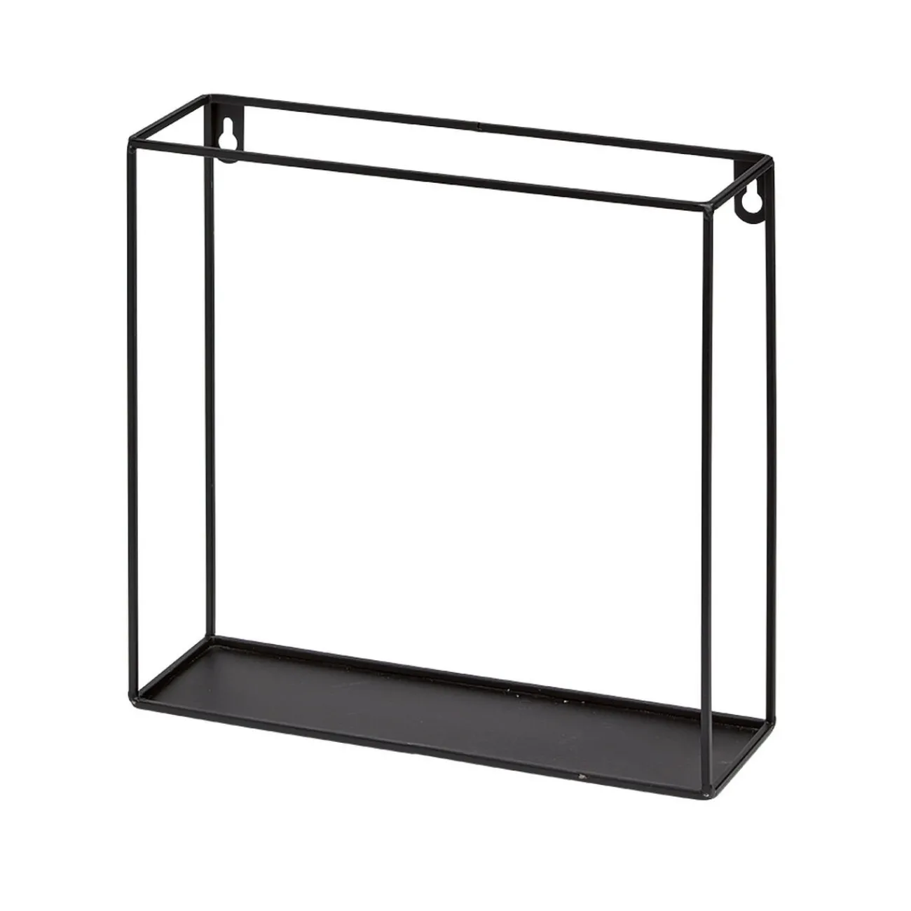 Gifi Rangement|Étagère murale carrée en métal noir x 4
