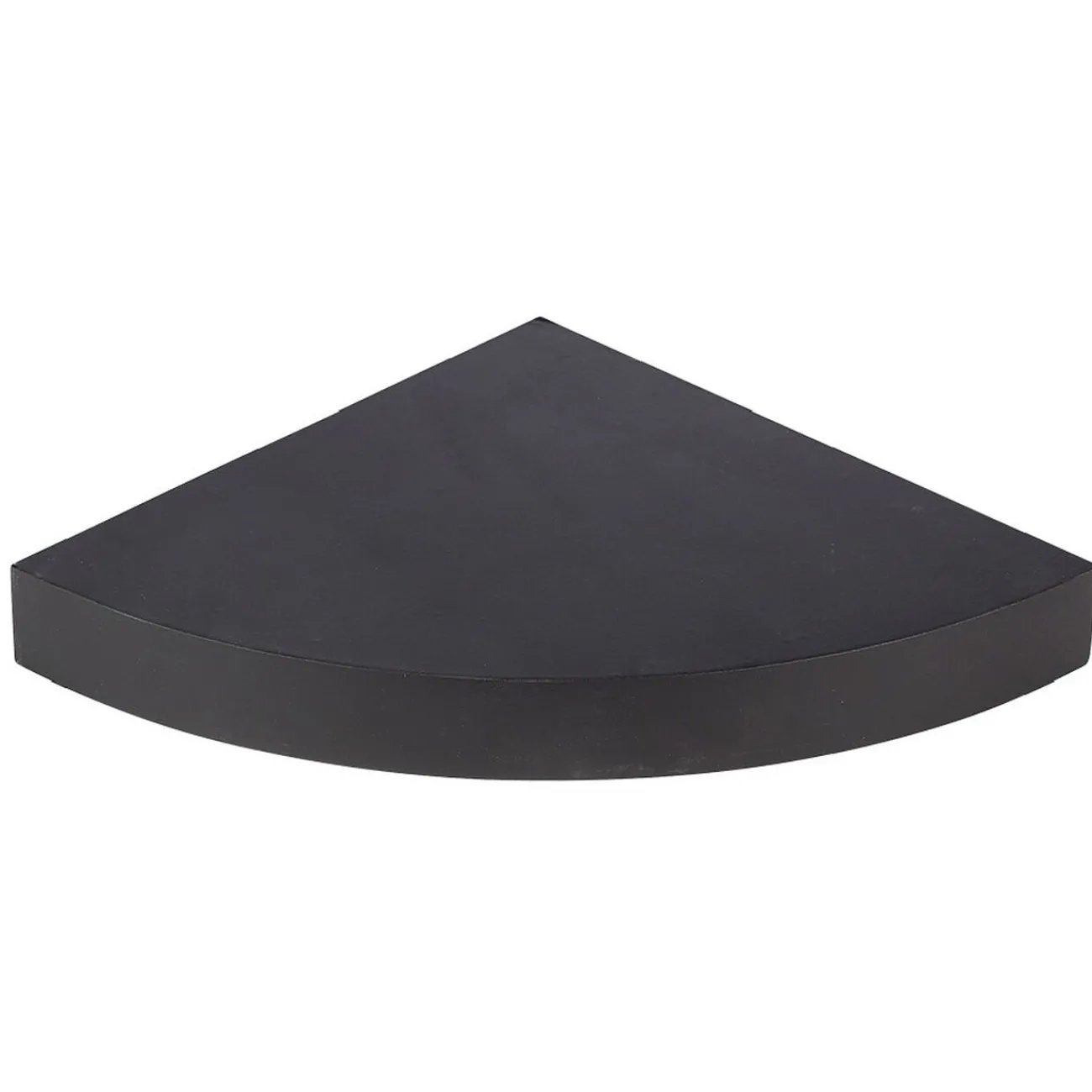 Gifi Rangement|Étagère murale d'angle bois noir