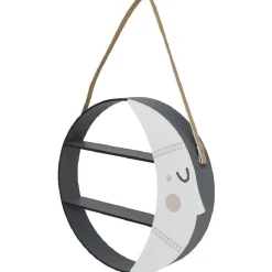 Gifi Rangement|Étagère murale Hilla blanche et noire