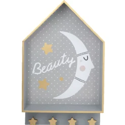 Gifi Rangement|Étagère murale Hilla grise