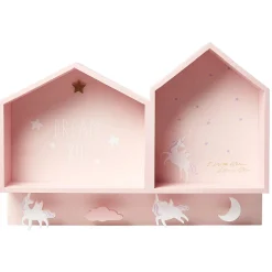 Gifi Rangement|Étagère murale licorne rose
