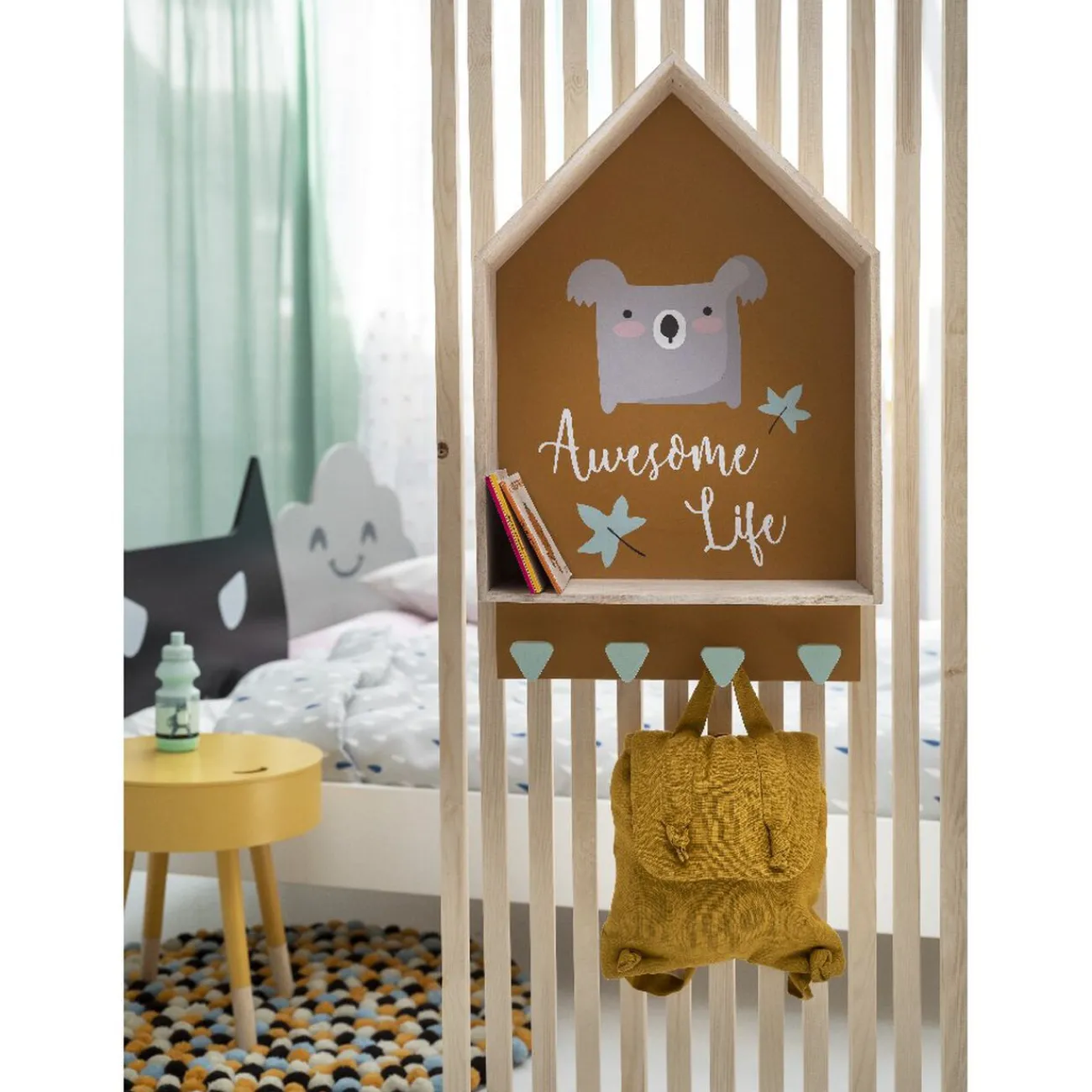 Gifi Rangement|Étagère murale Nais orange