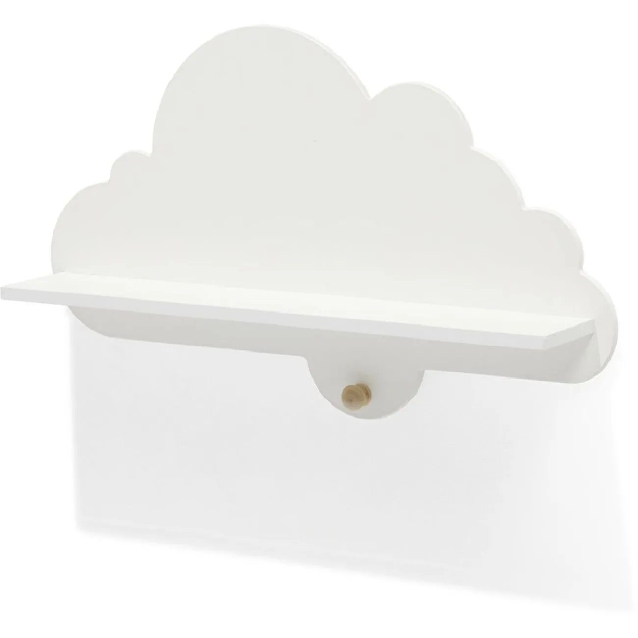 Gifi Rangement|Étagère murale Nuage blanc - L60xP11,2xH36 cm