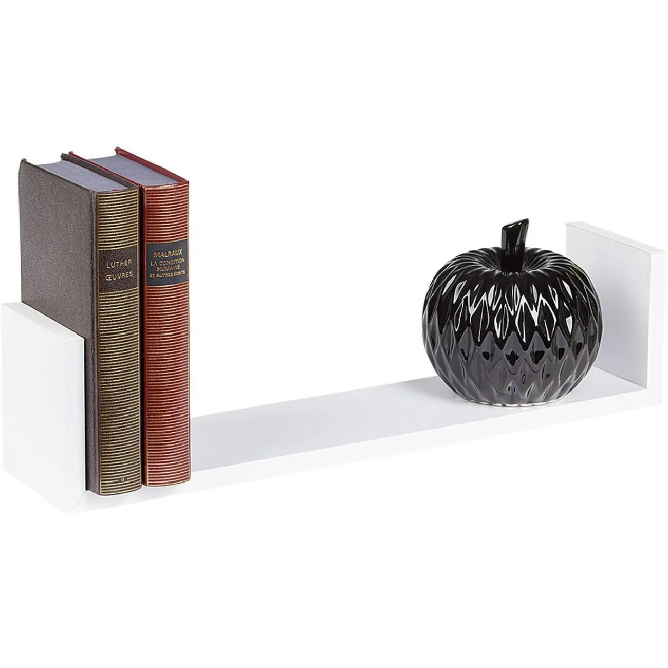 Gifi Rangement|Étagère murale rectangulaire blanche x3