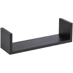 Gifi Rangement|Étagère murale rectangulaire noire x3