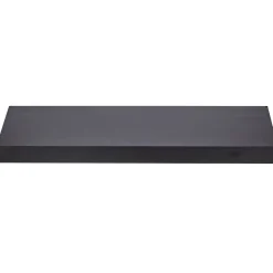 Gifi Rangement|Étagère murale rectangulaire bois noir