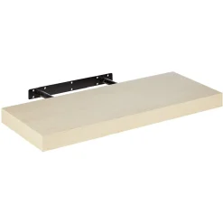 Gifi Rangement|Étagère murale rectangulaire bois beige