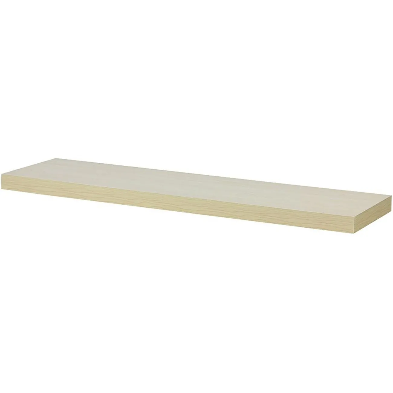 Gifi Rangement|Étagère murale rectangulaire en bois beige