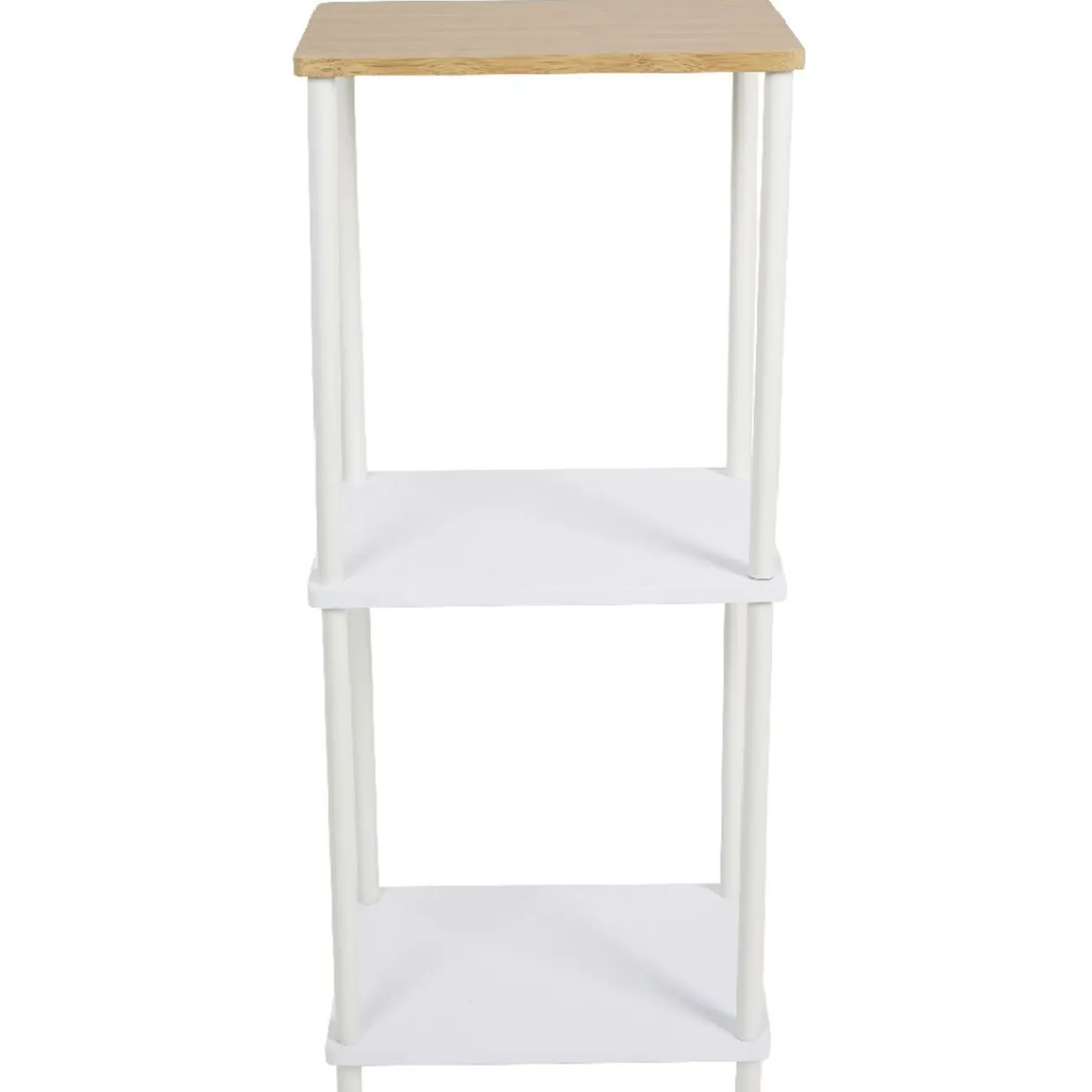 Gifi Aménagement Salle De Bain^Étagère salle de bain 3 niveaux en bambou blanche