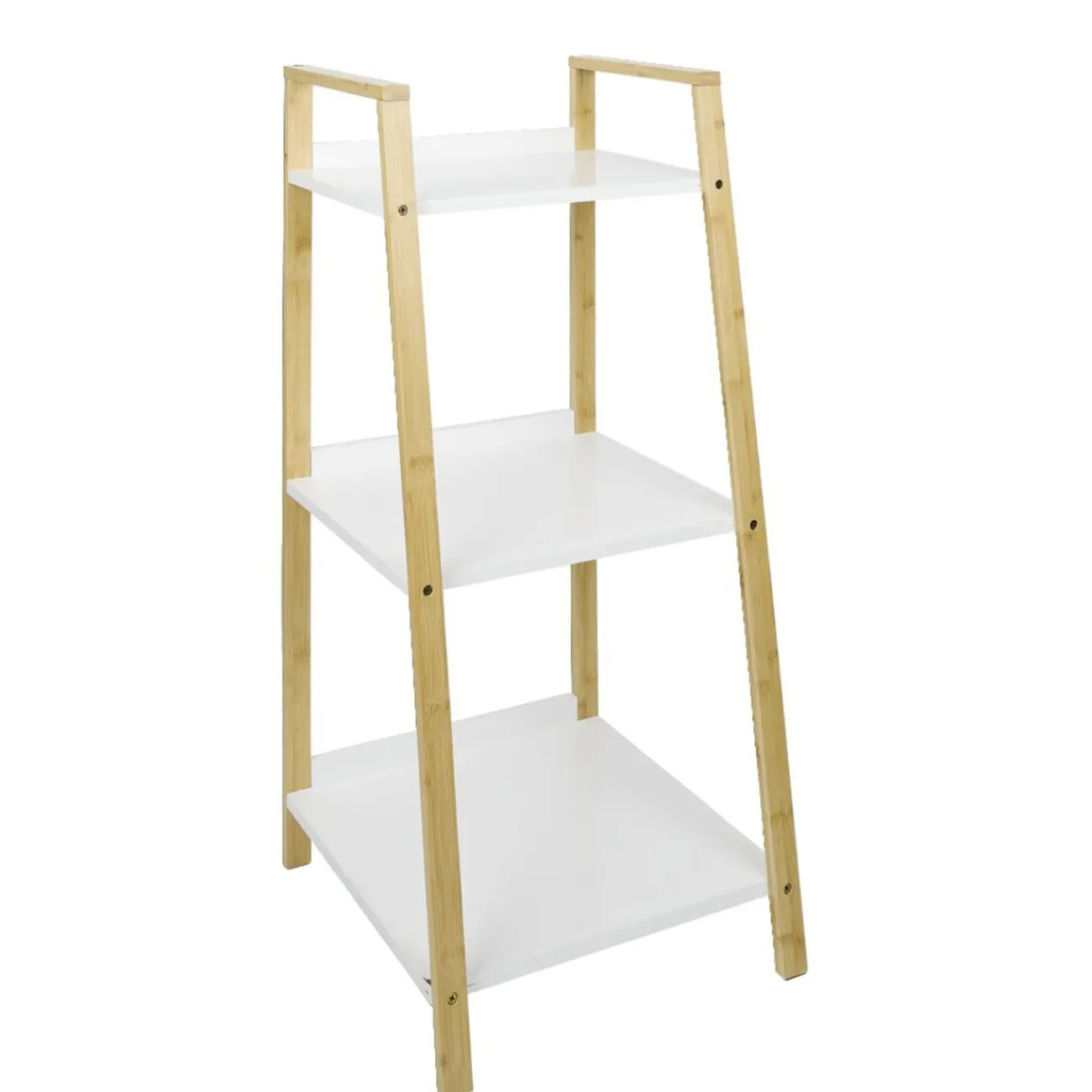 Gifi Aménagement Salle De Bain^Étagère salle de bain 3 niveaux bambou 34,5x36xH76cm