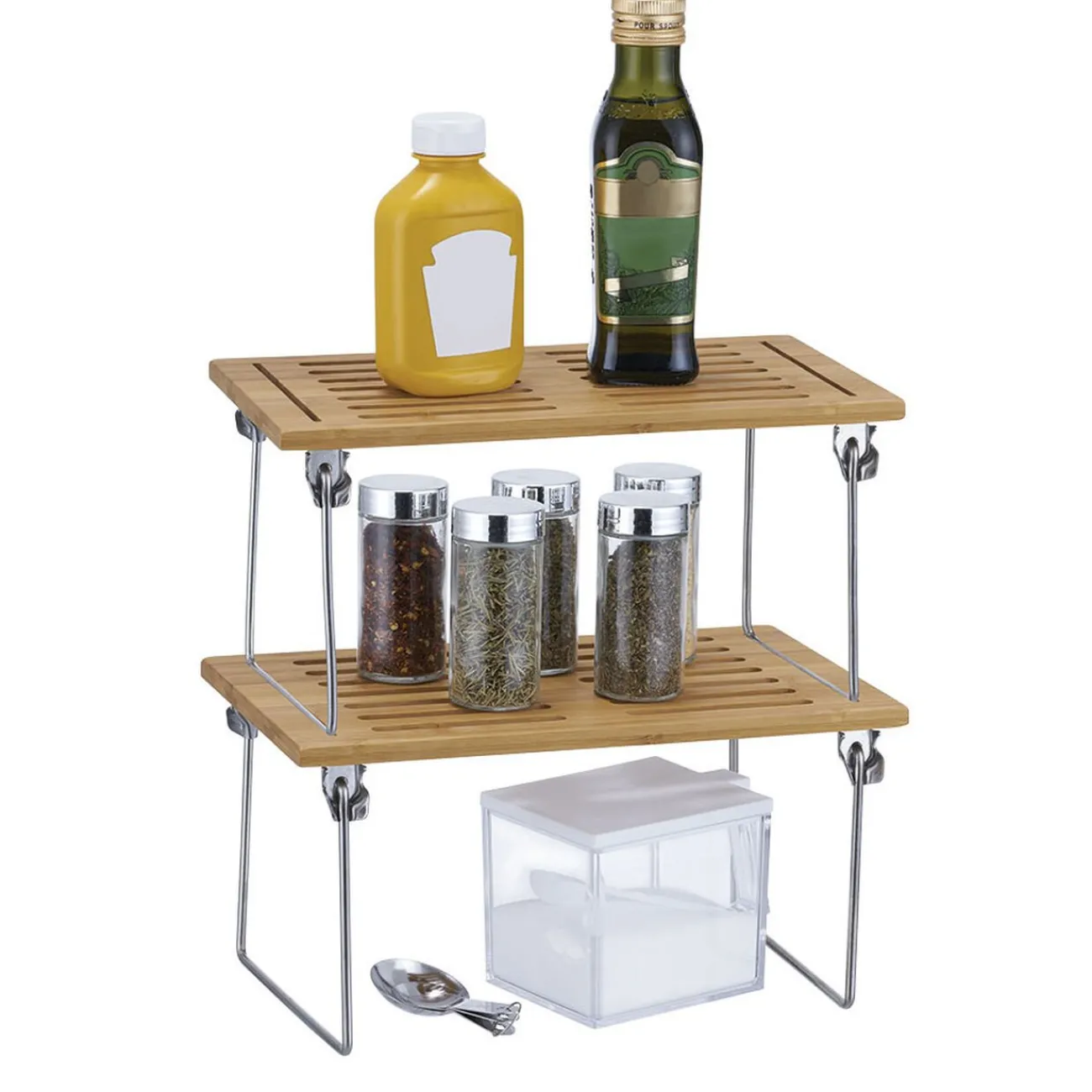 Gifi Étagère superposable bambou et métal