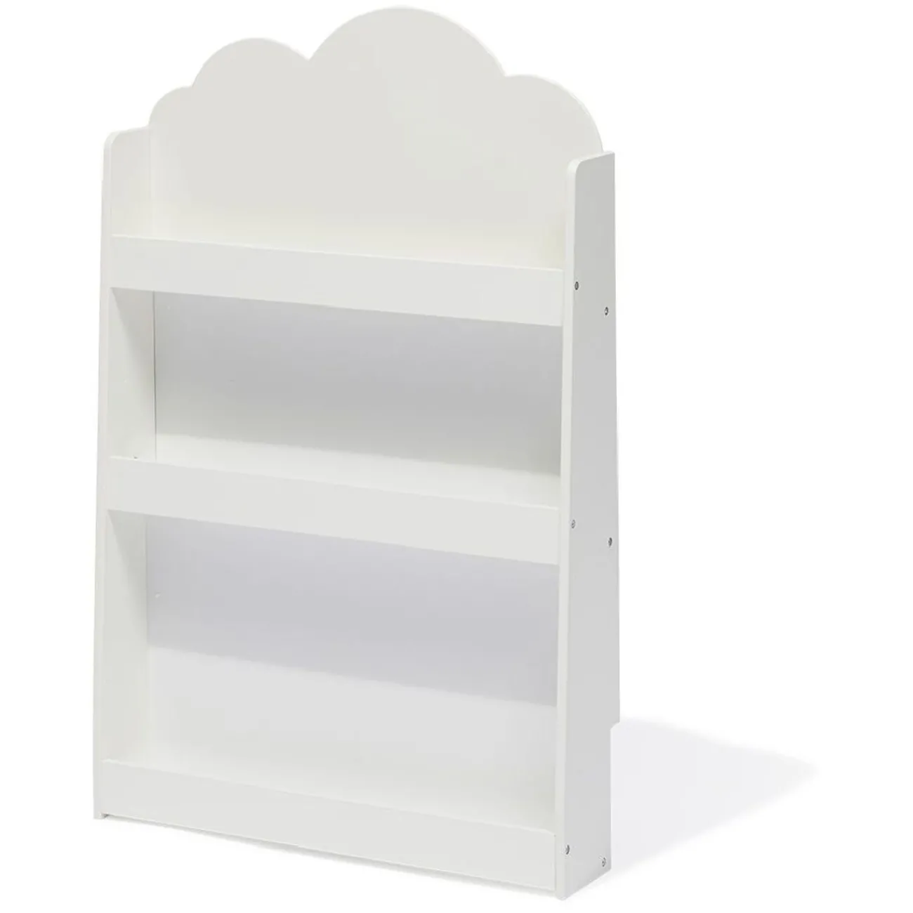 Gifi Rangement|Étagère sur pieds Nuage blanc 3 niveaux - L61,5xP13,5xH95 cm