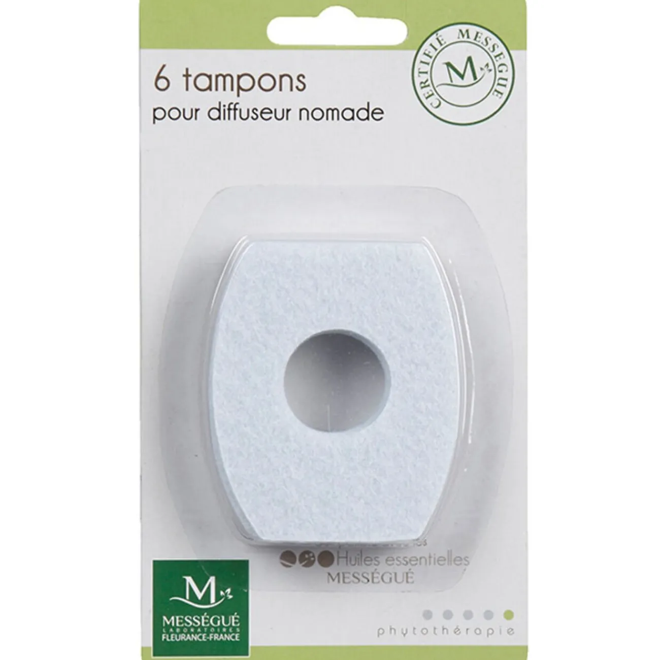 Gifi Bien-Être^Tampons pour diffuseur d arômes Mességué nomade