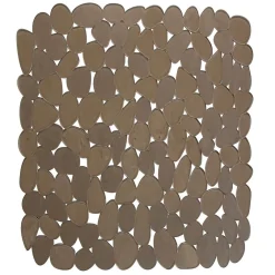 Gifi Nettoyage Et Entretien|Tapis antidérapant pour fond d'évier Homclean design galet gris