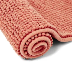 Gifi Aménagement Salle De Bain^Tapis de bain antidérapant ultra-absorbant terracotta 45x65cm