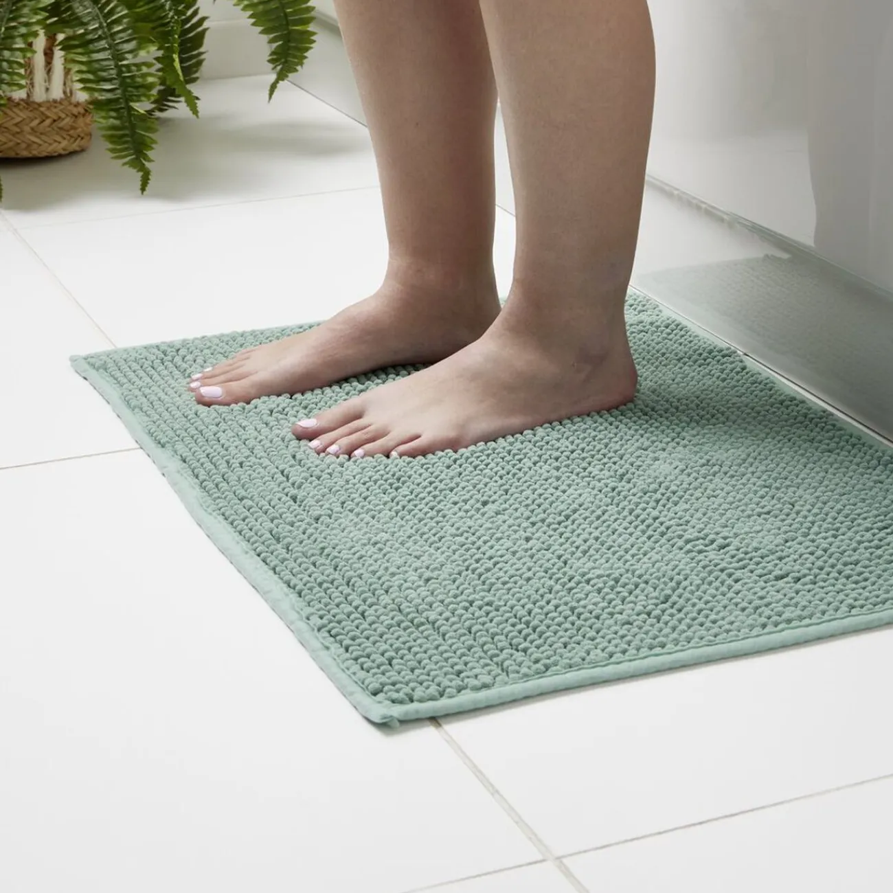 Gifi Aménagement Salle De Bain^Tapis de bain antidérapant ultra-absorbantert 65x45cm