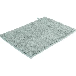 Gifi Aménagement Salle De Bain^Tapis de bain chenille coloris vert 45x65cm