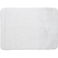 Gifi Aménagement Salle De Bain^Tapis de bain polyester blanc