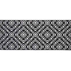 Gifi Nettoyage Et Entretien|Tapis de cuisine antidéapant absorbant imprimé tomette bleu 80x50cm