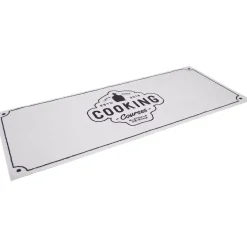 Gifi Nettoyage Et Entretien|Tapis de cuisine antidérapant absorbant inscription Cooking 120x50cm