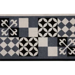 Gifi Nettoyage Et Entretien|Tapis de cuisine design géométrique
