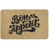 Gifi Nettoyage Et Entretien|Tapis de cuisine effet lin inscription Bon appétit 80x50 cm