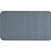 Gifi Nettoyage Et Entretien|Tapis de cuisine imprimé rosaces bleu gris 80x45 cm