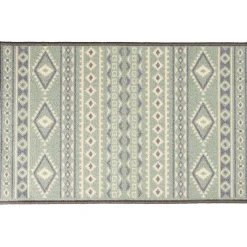 Gifi Nettoyage Et Entretien|Tapis de cuisine latex imprimé vert 80x50 cm