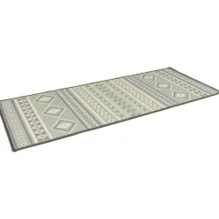 Gifi Nettoyage Et Entretien|Tapis de cuisine latex imprimé vert 120x50 cm
