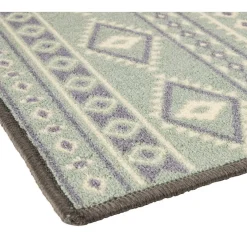 Gifi Nettoyage Et Entretien|Tapis de cuisine latex imprimé vert 120x50 cm