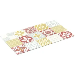 Gifi Nettoyage Et Entretien|Tapis de cuisine motif carreau de ciment multicolore 45 x 75 cm