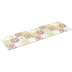 Gifi Nettoyage Et Entretien|Tapis de cuisine motif carreau de ciment multicolore 45 x 150 cm