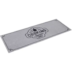 Gifi Nettoyage Et Entretien|Tapis de cuisine rectangulaire gris