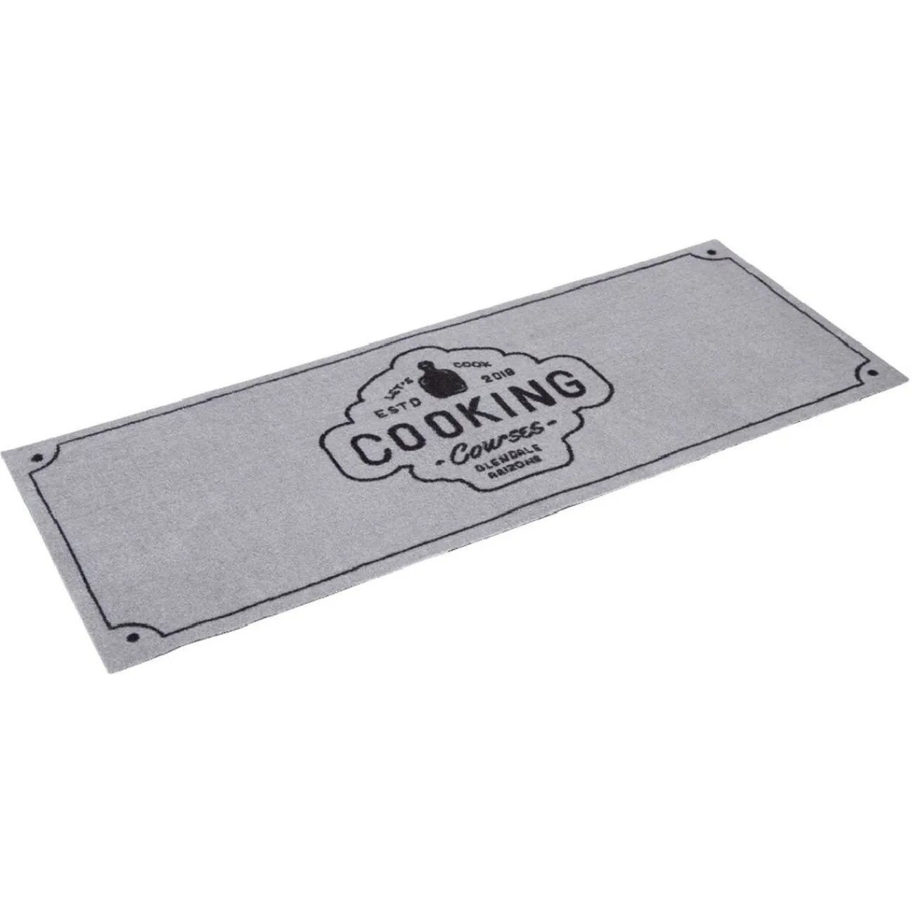 Gifi Nettoyage Et Entretien|Tapis de cuisine rectangulaire gris