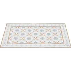 Gifi Nettoyage Et Entretien|Tapis de cuisine vinyle imprimé carreau de ciment tricolore 70x49,5cm