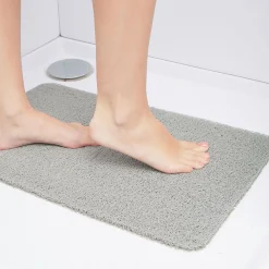 Gifi Aménagement Salle De Bain^Tapis de douche anti-dérapant 60x40cm gris