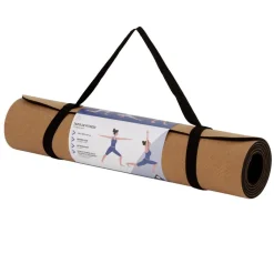 Gifi Bien-Être^Tapis de fitness yoga en liège antidérapant 183x61xép0,5cm
