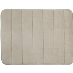 Gifi Aménagement Salle De Bain^Tapis de salle de bain à mémoire forme taupe