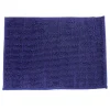 Gifi Aménagement Salle De Bain^Tapis de salle de bain chenille bleu