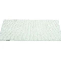 Gifi Aménagement Salle De Bain^Tapis de salle de bain chenille vert 45x65cm