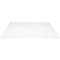Gifi Aménagement Salle De Bain^Tapis de salle de bain chenille blanc grand modèle