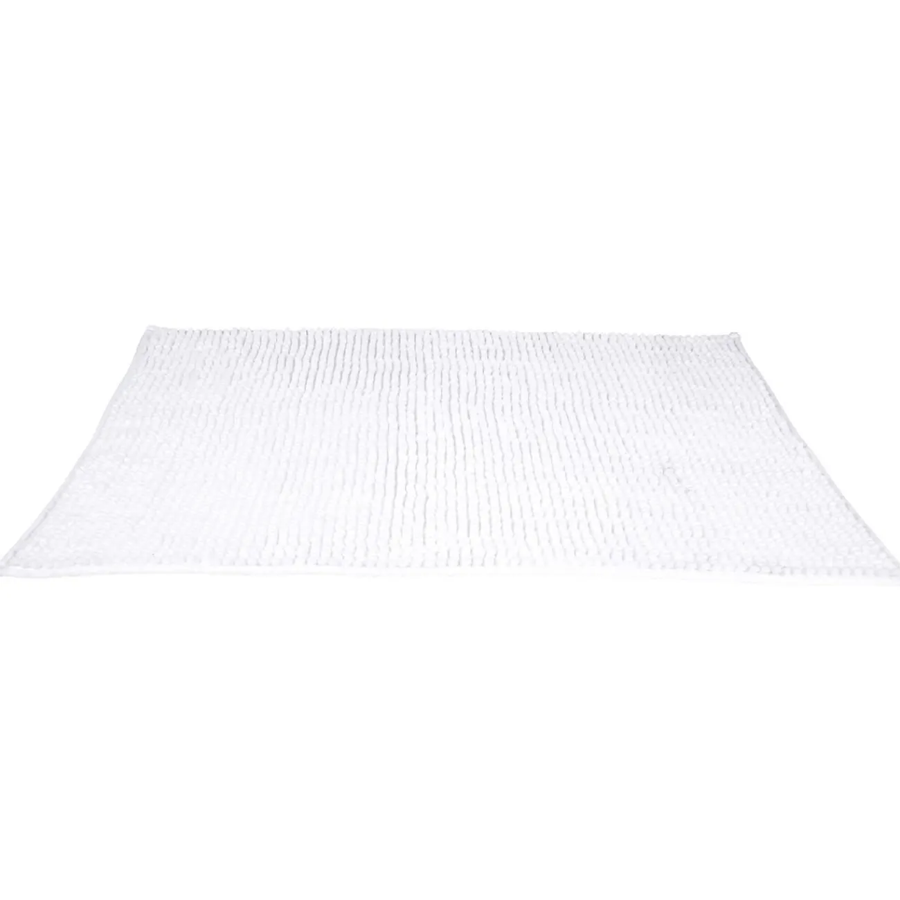 Gifi Aménagement Salle De Bain^Tapis de salle de bain chenille blanc grand modèle