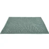 Gifi Aménagement Salle De Bain^Tapis de salle de bain chenille vert 80x50 cm