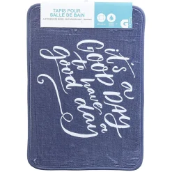 Gifi Aménagement Salle De Bain^Tapis de salle de bain en microfibre