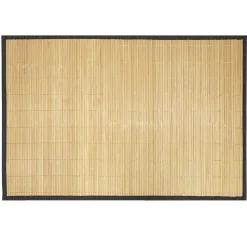 Gifi Aménagement Salle De Bain^Tapis de salle de bain en bambou 50x75cm